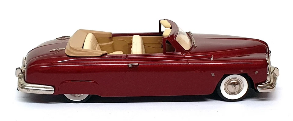 Brooklin 1/43 Scale BRK94a - 1949 Lincoln Cosmopolitan Convertible - Maroon - Image 4 of 4