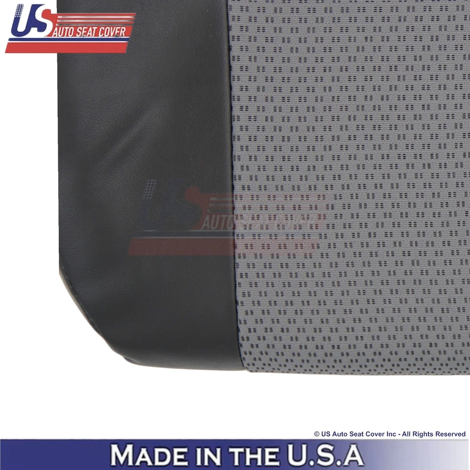 Cubierta de asiento de cuero sintético/tela 13-18 para Mercedes-Benz Sprinter 2 tonos negro/gris Foto 4 de 4