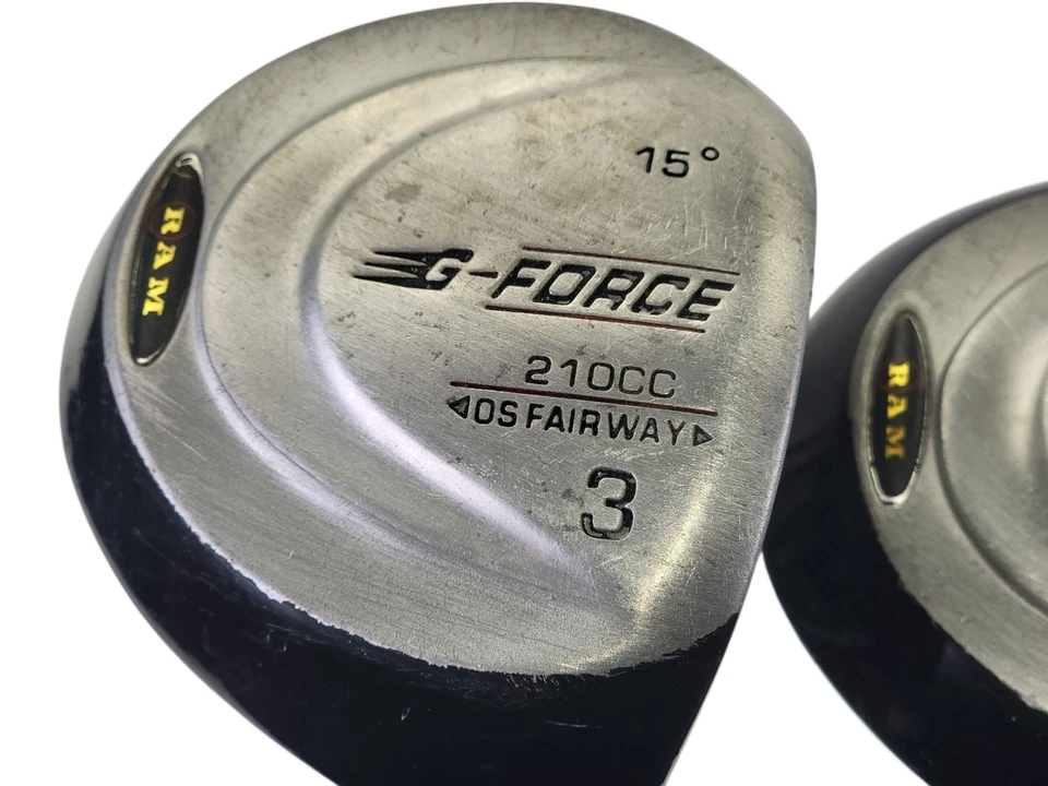 (2) Ram G Force Drivers #3 & #5 Golf Clubs RH Right Handed 210CC 180CC - Image 3 of 4