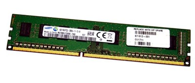 4 GB DDR3-RAM 240-pin 1Rx8 PC3L-12800U non-ECC 'Samsung M378B5173EB0-YK0'