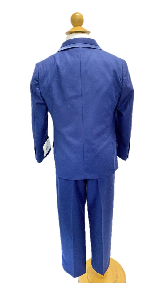 NUEVO JODANO Niños Elegante Calce Ajustado 5 Piezas Esmoquin en azul nuevo Expa. Cintura Talla 6 Foto 2 de 4