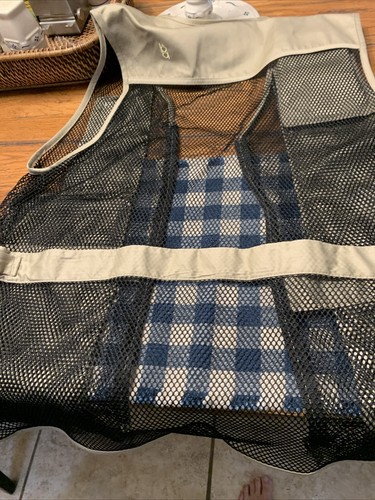 Vintage Bob Allen Vest Men's L Br/bl L Hand Shooting Vest Hunting USA - Picture 9 of 9