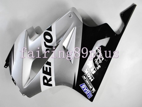 Silver Black REPSOL ABS Injection Bodywork Fairing Kit Fit for VFR800 2002-2012 - Picture 4 of 7