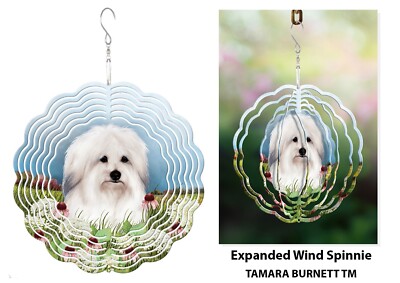 Coton de Tulear Wind Spinner
