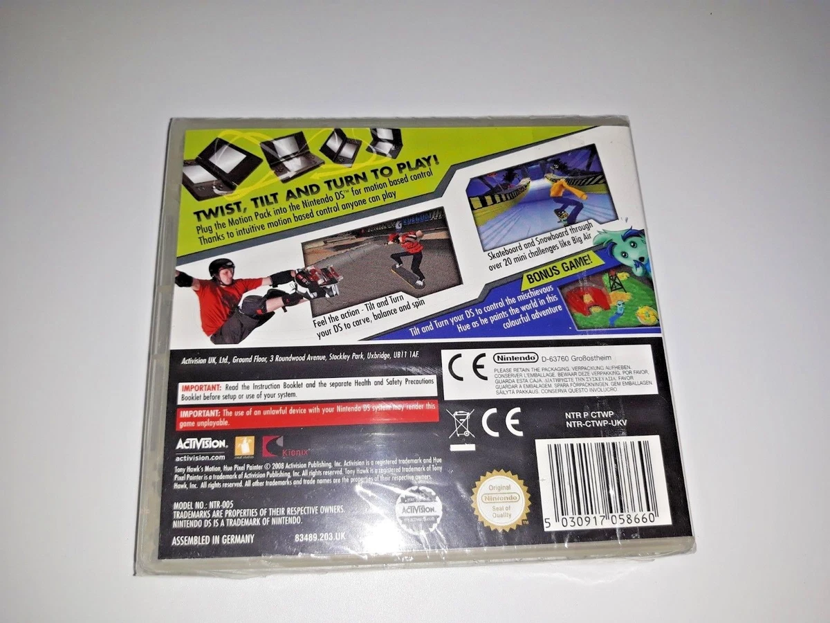 Game Tony Hawk s Motion Nintendo DS DSi Lite XL 3DS New Blister eBay