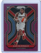 2021 Panini WNBA Prizm AARI MCDONALD RC Rookie PURPLE Prizm #29/99 DREAM