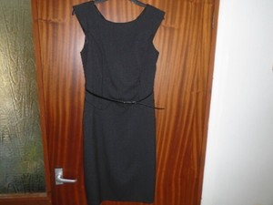 classic black shift dress