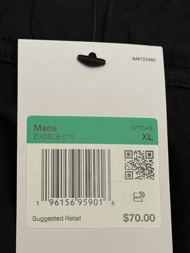 Nike Sportswear Lightweight Tech Fleece Shorts Black Mens Size XL DX0828-010 - 第 5/5 張圖片