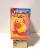 🦆 TY Beanie Baby Quackers 1994 Rare Errors New in Acrylic Case & Tag Protector 