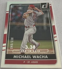 2016 Donruss Baseball Michael Wacha St. Louis Cardinals Stat Lines #d 046/338