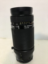 Nikon AF NIKKOR 75-300mm f/4.5-5.6 Telephoto Zoom Lens Japan READ DESSCRIPTION