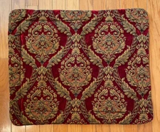 CROSCILL IMPERIAL EMPRESS Standard PILLOW SHAM Red Gold Brocade CHENILLE 25x30