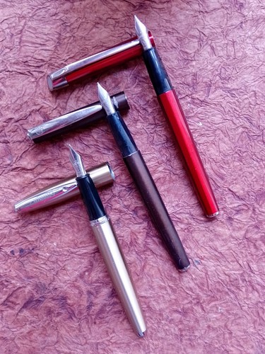 +++ Offer: Lot of 3 INOXCROM FOUNTAIN PENS SPAIN different models, two Branded - Picture 8 of 16
