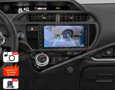 Android 13 Wireless Carplay Head Unit Stereo Radio NAVI For Toyota Prius C 2012+