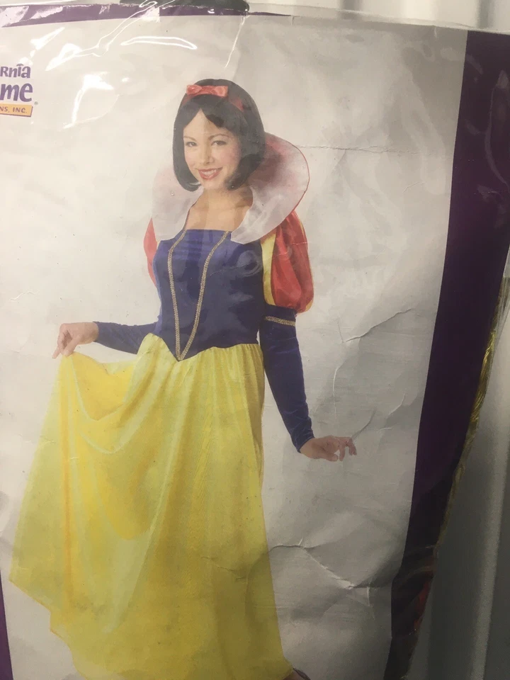 Vestido Disfraz Blancanieves California Damas y Talla XL 12-14 Siete Enanitos Disney Foto 3 de 4