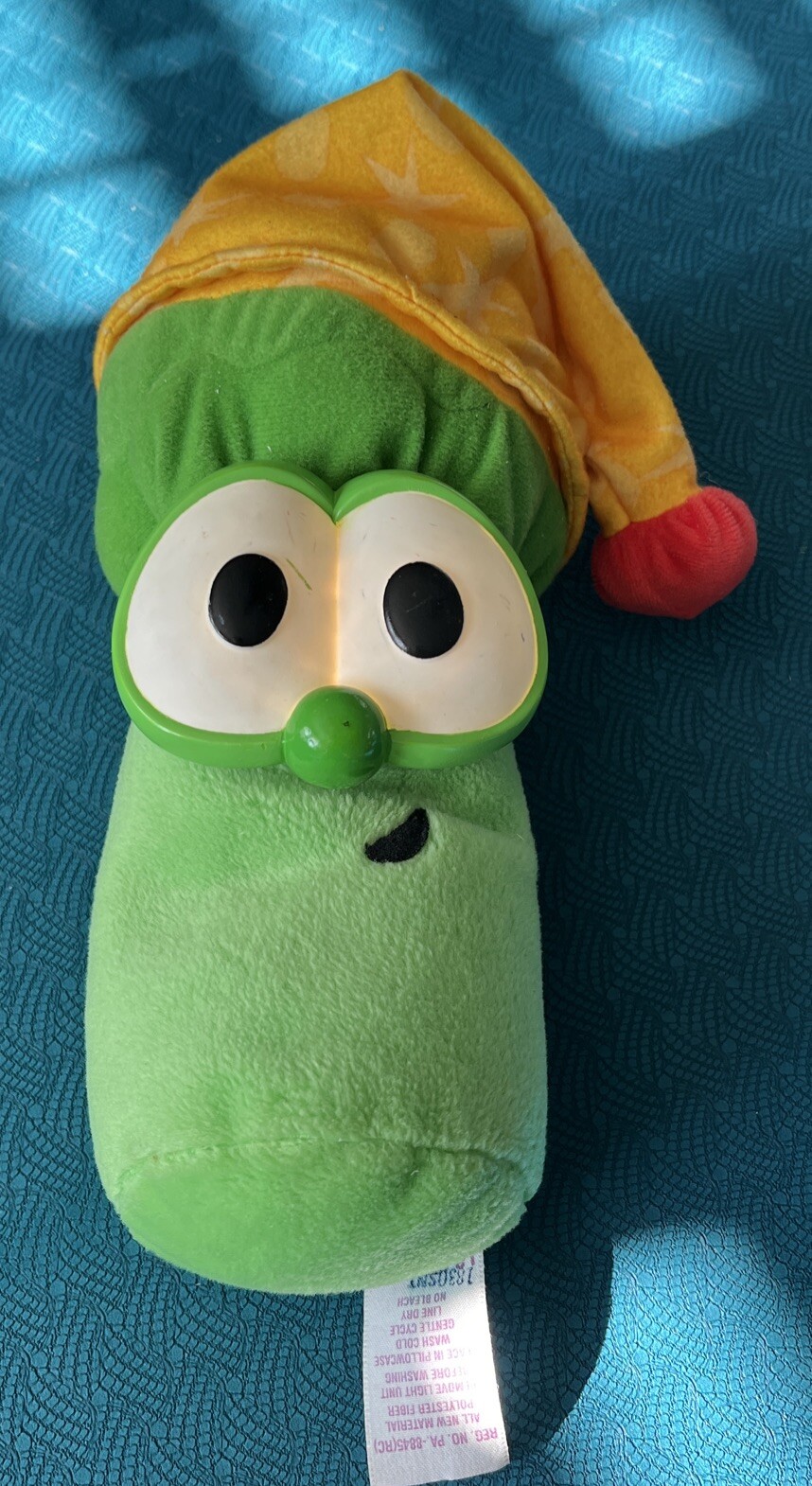 Veggie Tales Jr. Asparagus Plush Light Up Singing Talking Fisher Price