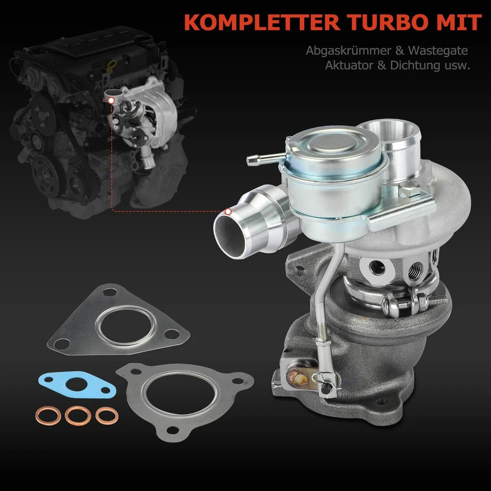 Turbolader für Renault Clio 3 Schrägheck BR0/1 CR0/1 Modus Twingo 2 Wind 1.2L - Bild 4 von 4