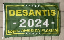 Ron Desantis President 2024 Flag FREE USA SHIP Save America Florida Sign 3x5'