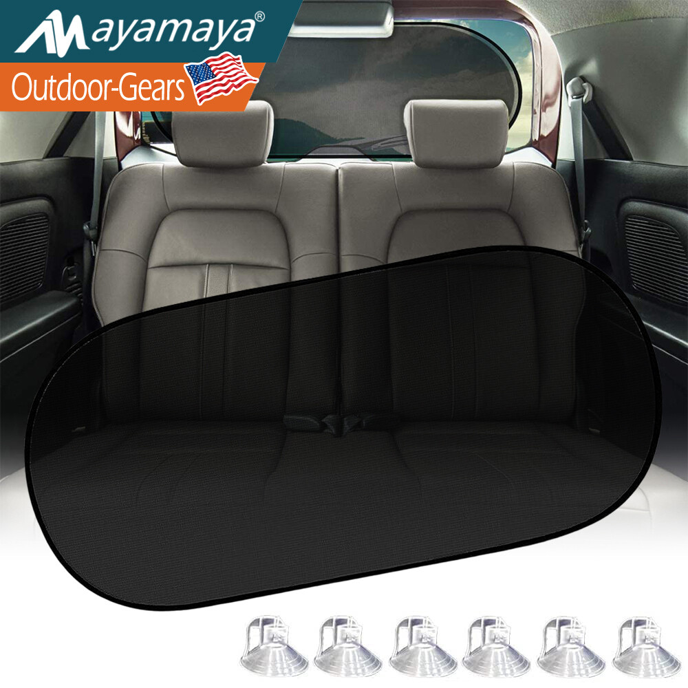 Foldable Car Rear Window Sun Shade Windshield Visor Mesh Cover UV Protection