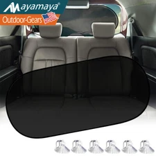 Foldable Car Rear Window Sun Shade Windshield Visor Mesh Cover UV Protection