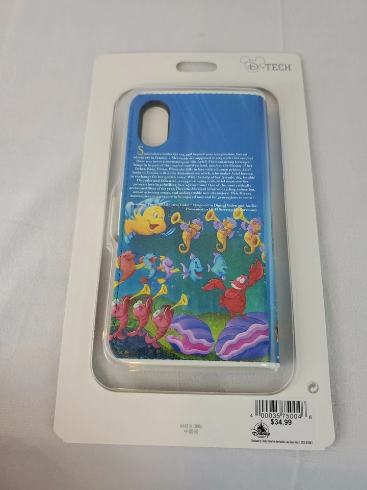 FUNDA D-TECH LA SIRENITA iPHONE XS CON POSICIÓN DE PATA DE CABRA Y 3 RANURAS PARA TARJETAS Foto 4 de 4