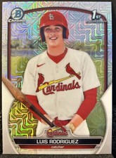 Luis Rodriguez 2023 Bowman Chrome Mega Box 1st Prospect Mojo Refractor #BCP-130
