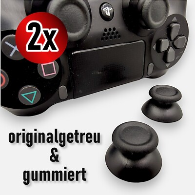 2x Thumbsticks Analog Cap für Playstation 4 PS4 DUALSHOCK Controller Stick L3 R3