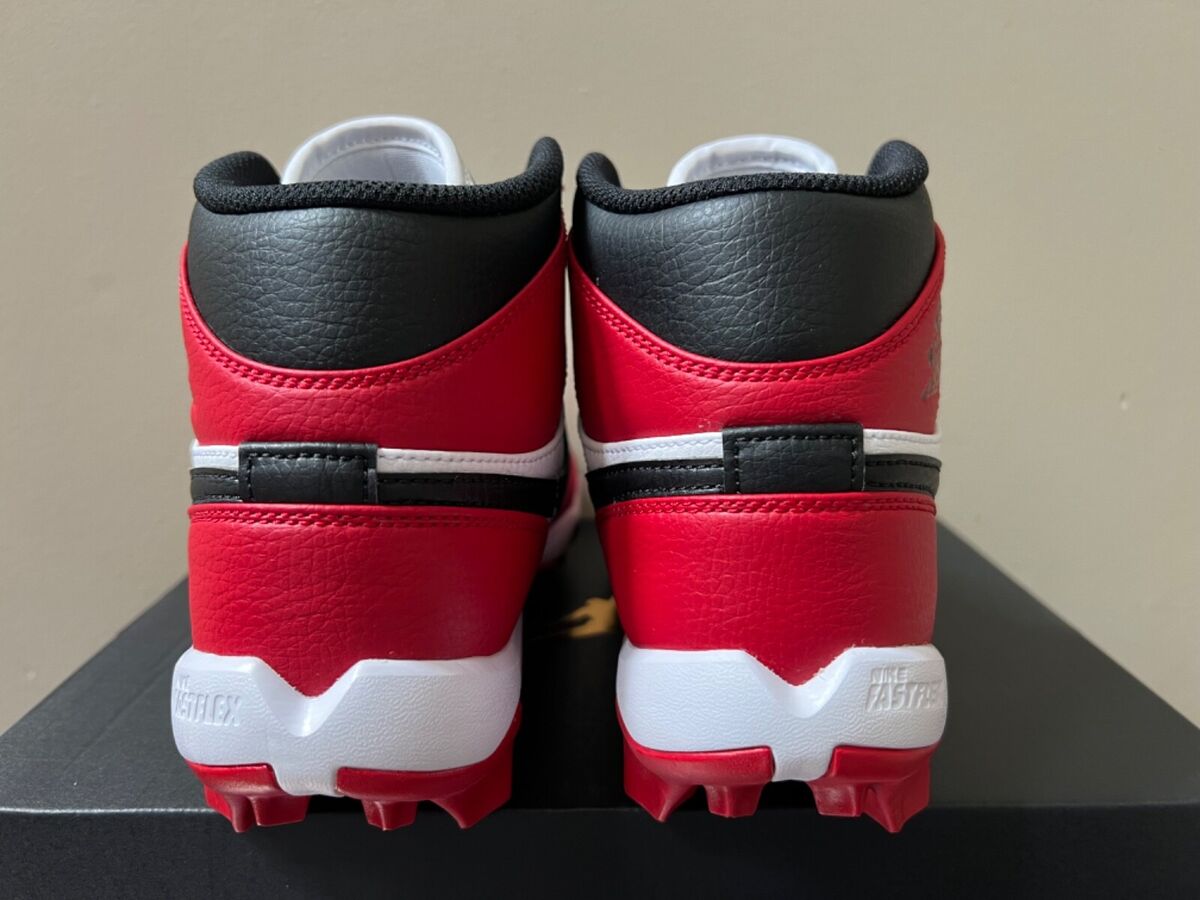 Jordan 1 Mid Youth Multisport Cleat 'Chicago' Red HF6883-106 Jordan 1 Mid Youth Multisport Cleat 'Chicago' Red HF6883-106