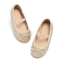Toddler/Little Girls Mary Jane Ballerina Flats Size 6 Shoes Slip-on School Party