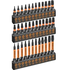 GURADESIGN 36-Piece Torx Bit Set Tamper Resistant Star Bits SetSecurity Torx ...