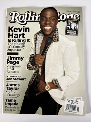 Rolling Stone Magazine August 13, 2015 - Kevin Hart Cover, Jimmy Page Issue 1241