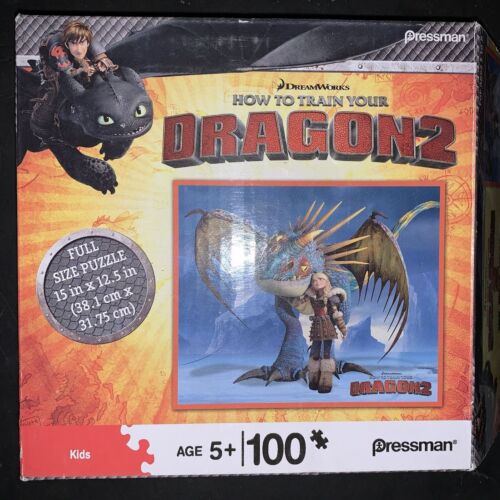 How To Train Your Dragon Puzzles 100+ Pieces Complete In Box