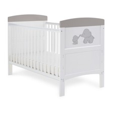 Image of Obaby Grace Inspire Cot Bed - Baby Cot to Toddler Bed with 3 Position Base