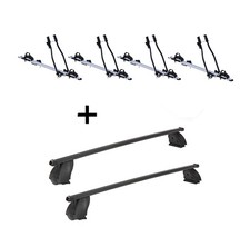 4x Fahrradtr&auml;ger SAGITTAR+Dachtr&auml;ger K1M f&uuml;r f&uuml;r Mercedes S W222 4T&uuml;rer ab 14