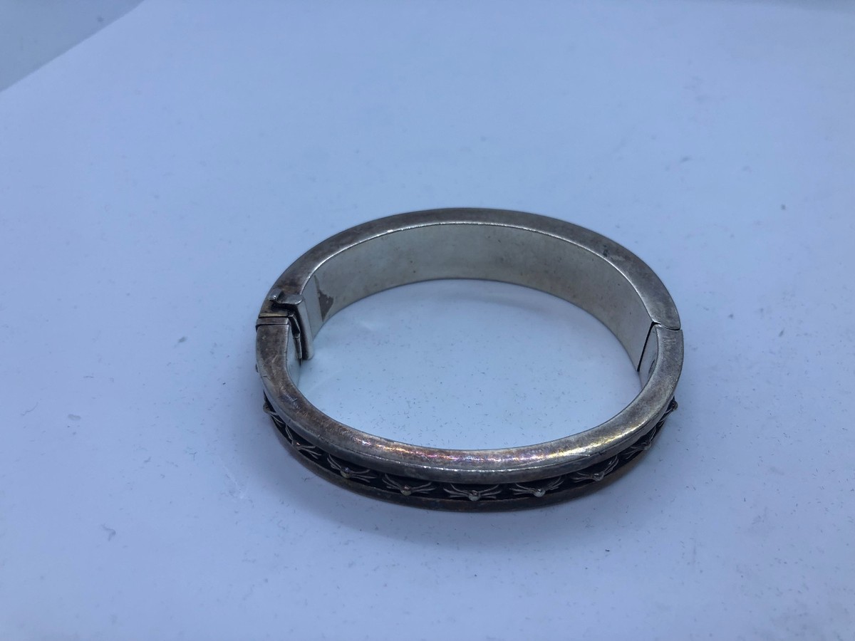 Chrome Hearts 1998 Sterling Silver Cuff/Bangle Bracelet .925 Chrome Hearts 1998 Sterling Silver Cuff/Bangle Bracelet .925