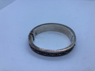 CHROME HEARTS シルバー925 バングル 1998年製 Chrome Hearts 1998 Sterling Silver Cuff/Bangle Bracelet .925