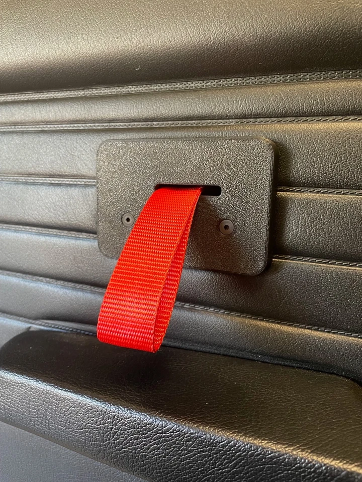 Inner Door Handle RS Style BMW E30 E28 E24 E23 – Pull Strap Interior Upgrade - Image 4 of 4