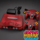 Nintendo 64 Clear Red N64 Chose Controller Cables Region Free Tested