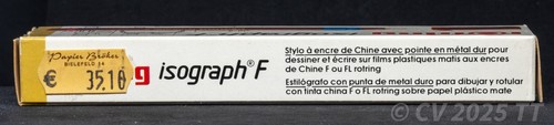 Rotring 158 050 isograph F (Film) 0,50 mm - Tuschefüller / technical pen - NOS - Bild 5 von 6