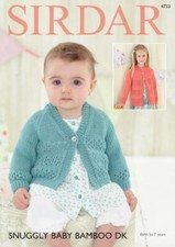 Sirdar Knitting Pattern - Snuggly Baby Bamboo...