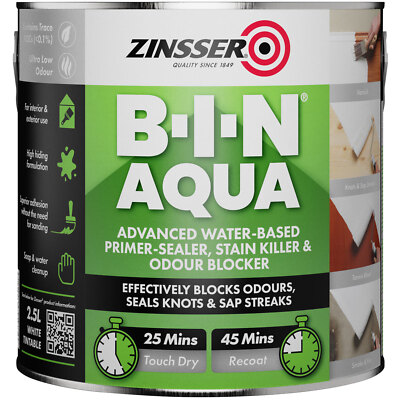Zinsser ZN7440001C1 B-i-N Aqua 2.5 Liter