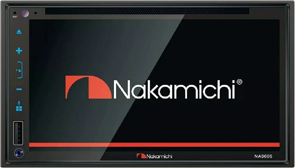 NAKAMICHI NA6605 6.8” Capacitive Panel 2-DIN Apple CarPlay Android Auto Receiver - Image 2 of 4