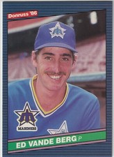 1986 Leaf Donruss - ED VANDE BERG - #637 - Seattle Mariners BOX FRESH
