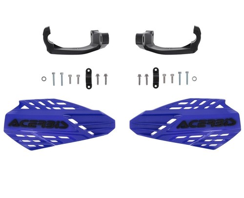 PARAMANI MOTO CROSS ENDURO ACERBIS LINEAR VENTED BLU NERO UNIVERSALI - Foto 2 di 3