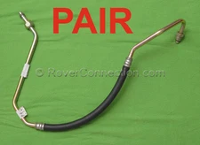 Range Rover Classic Discovery 1 I Defender Engine Oil Cooler Line Pipe Hose x2