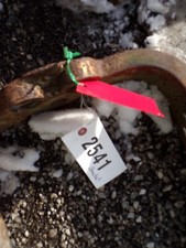 John Deere Tractor, Single Front Wheel W/ Mounting Cradle, Tag #2541