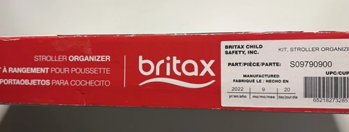 Britax Stroller Organizer with Insulated Cup Holders | Large Center Compartment - Picture 5 of 9