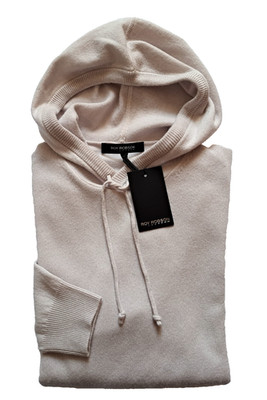ROY ROBSON HE Kapuzen Pullover M ca.48/50 Wolle 90%, Kaschmir 10% grau UVP199,95