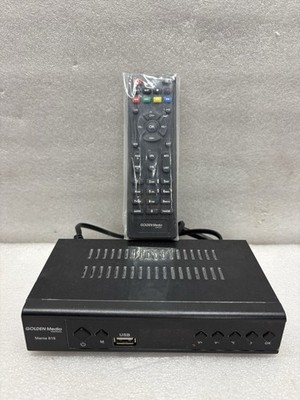 Golden Media Mania 818 DVB-T2 Full HD, H.265 HEVC FTA Receiver HDMI SCART  