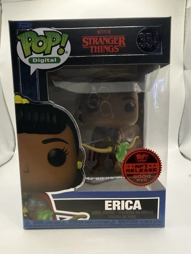 Funko Pop! Digital 354 Stranger Things Erica Ultra Only 2425pcs w/soft case